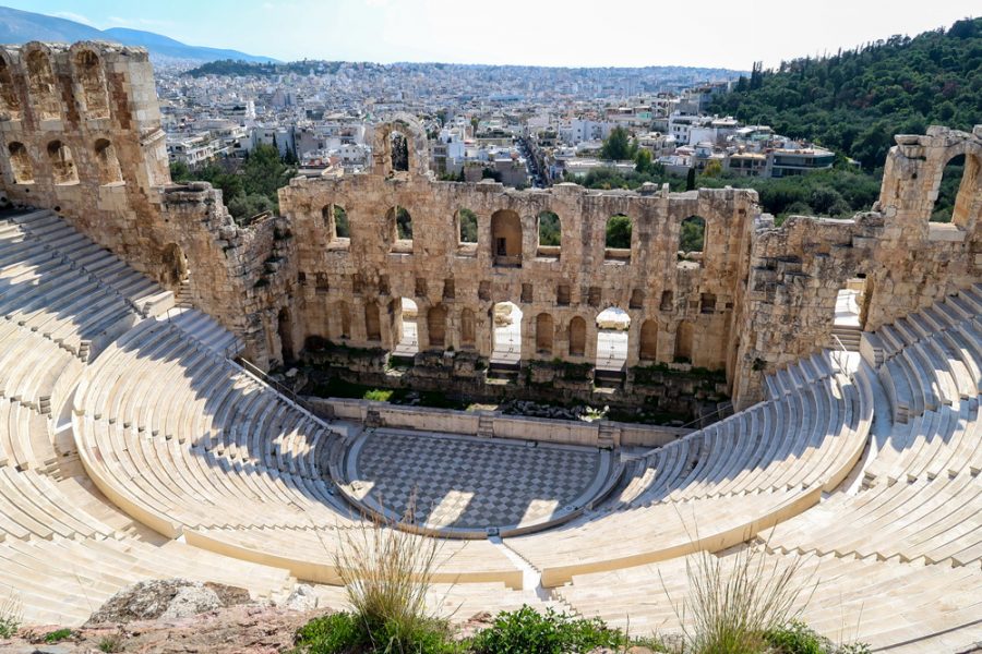 Akropolis bezoeken Athene Griekenland