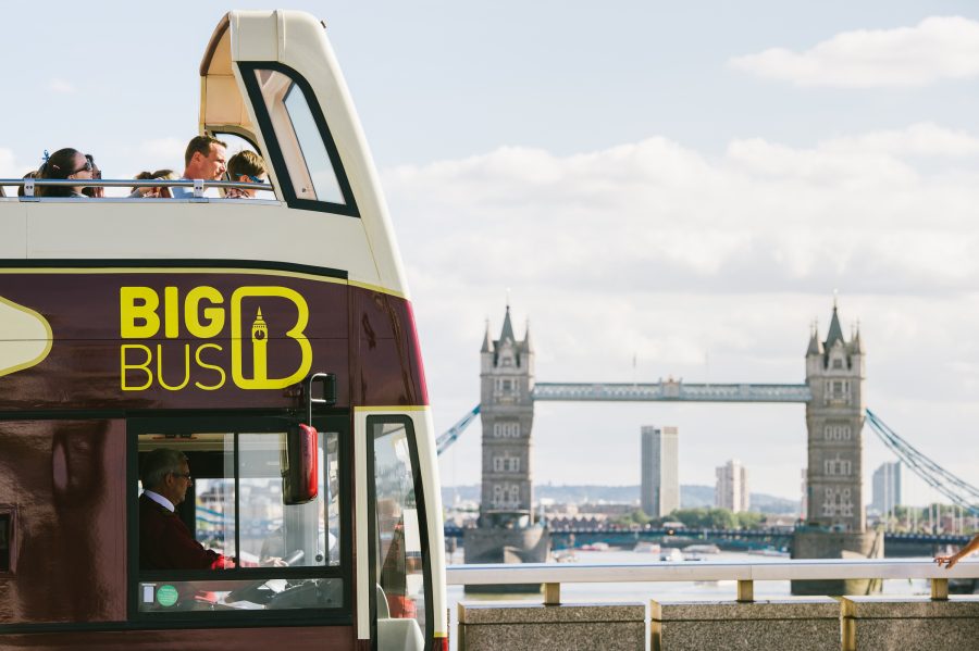 Hop on hop off bus Londen