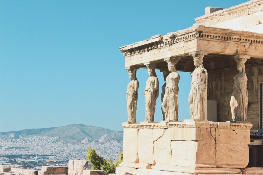 Het Erechtheion op de Acropolis