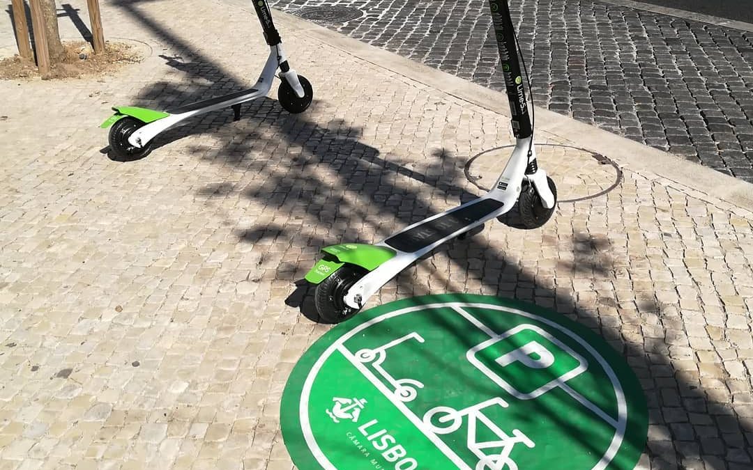 limes e-bike elektrische step huren lissabon