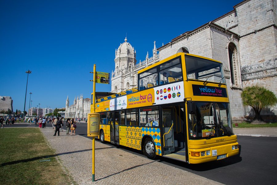 hop on hop off bus lissabon route