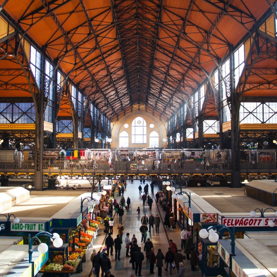 Grote markthal Boedapest