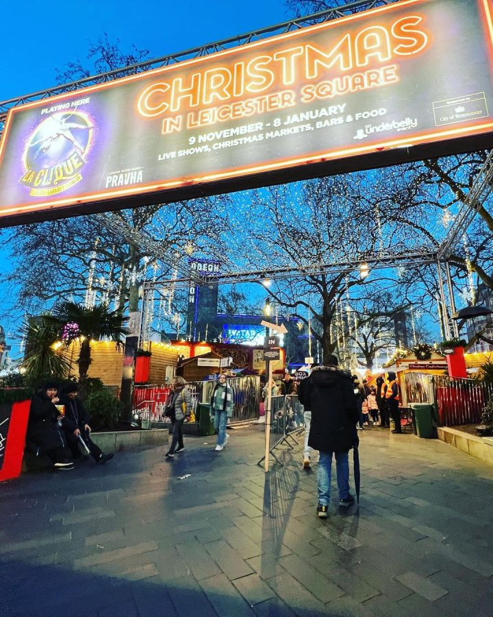 leicester square kerstmarkt londen