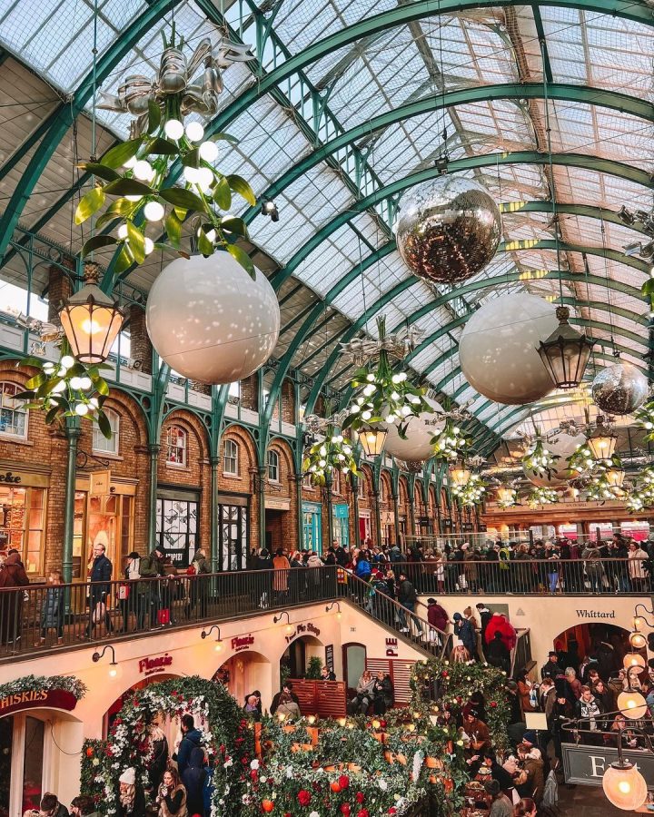 kerst in covent Garden Londen