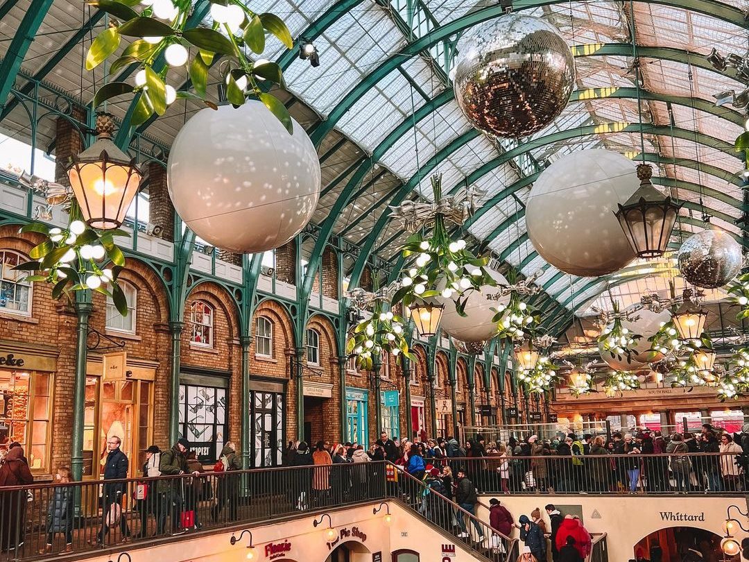 kerst in covent Garden Londen