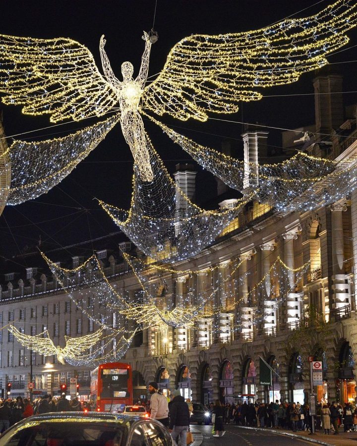 Kerstverlichting in Regent Street