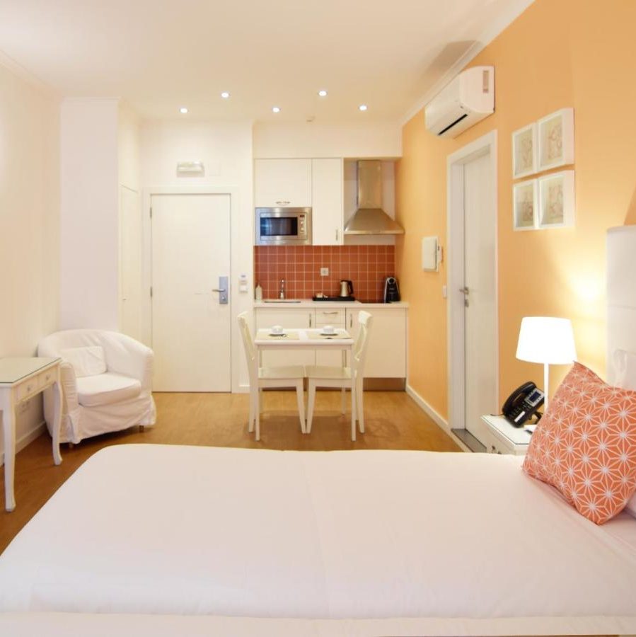 goedkoop overnachten in Lissabon Rossio apartments