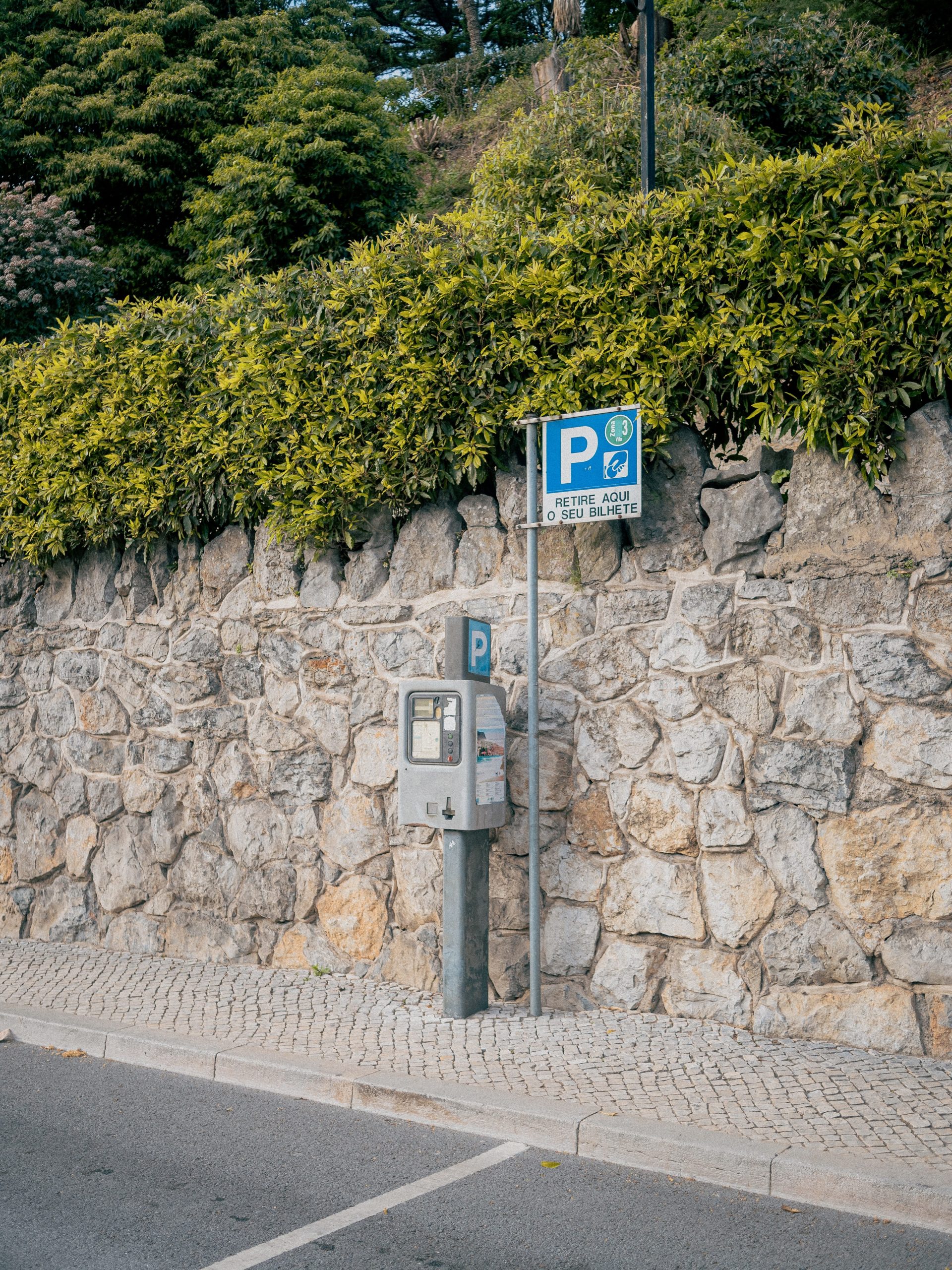 parkeerpaal in Lissabon