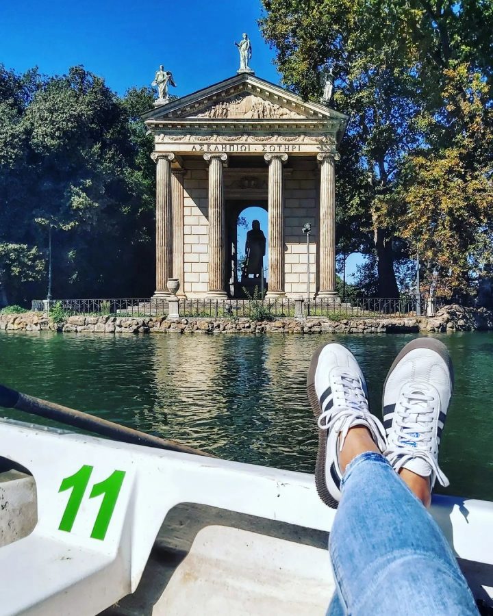 roeibootje huren villa borghese RomE