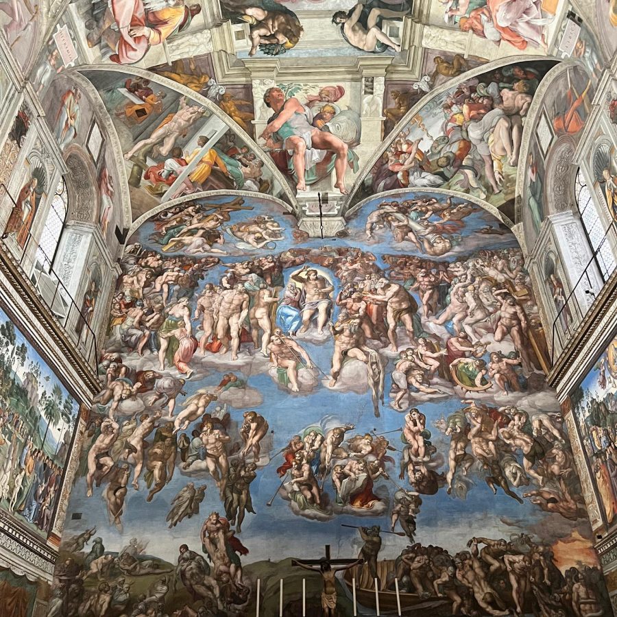 het laatste oordeel michelangelo rome sixtijnse kapel