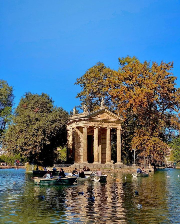 roeibootje huren villa borghese RomE