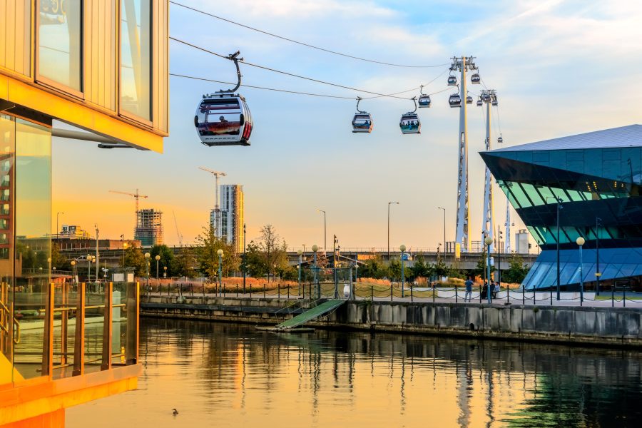 cable car kabelbaan londen