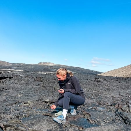 Wandeling naar de uitgebarsten vulkaan op IJsland + Kaart