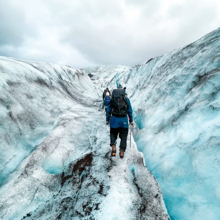 Gletsjer hike doen op IJsland