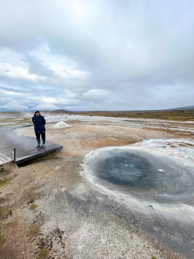 Camping bij Hveravellir ijsland