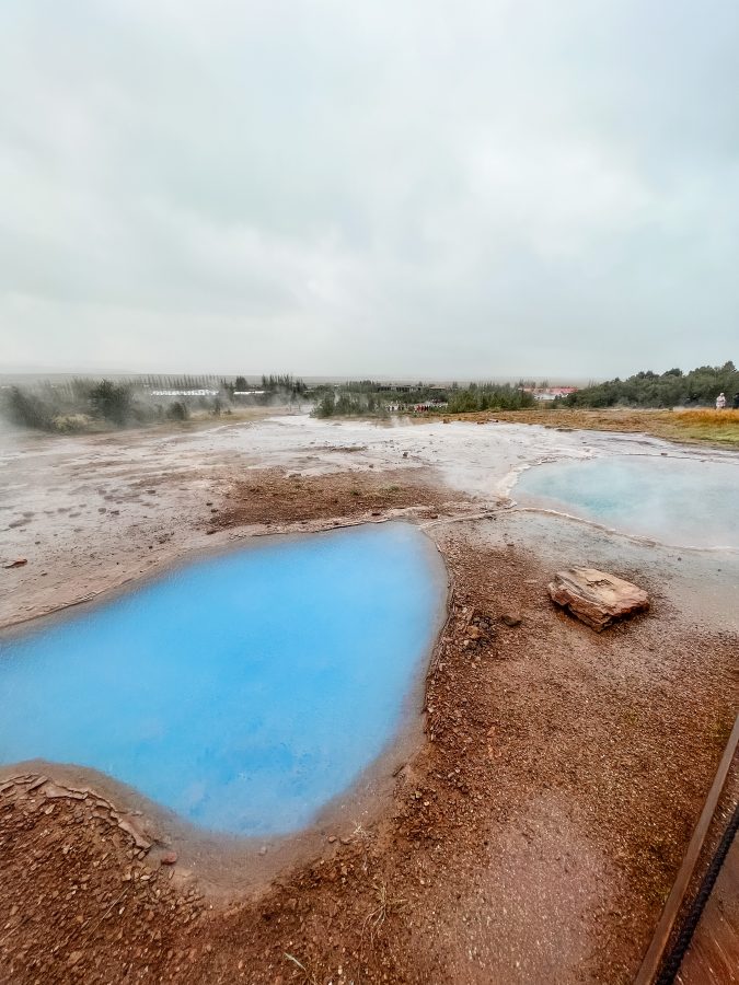 Blesi warmwaterbron bij de geisers van ijsland