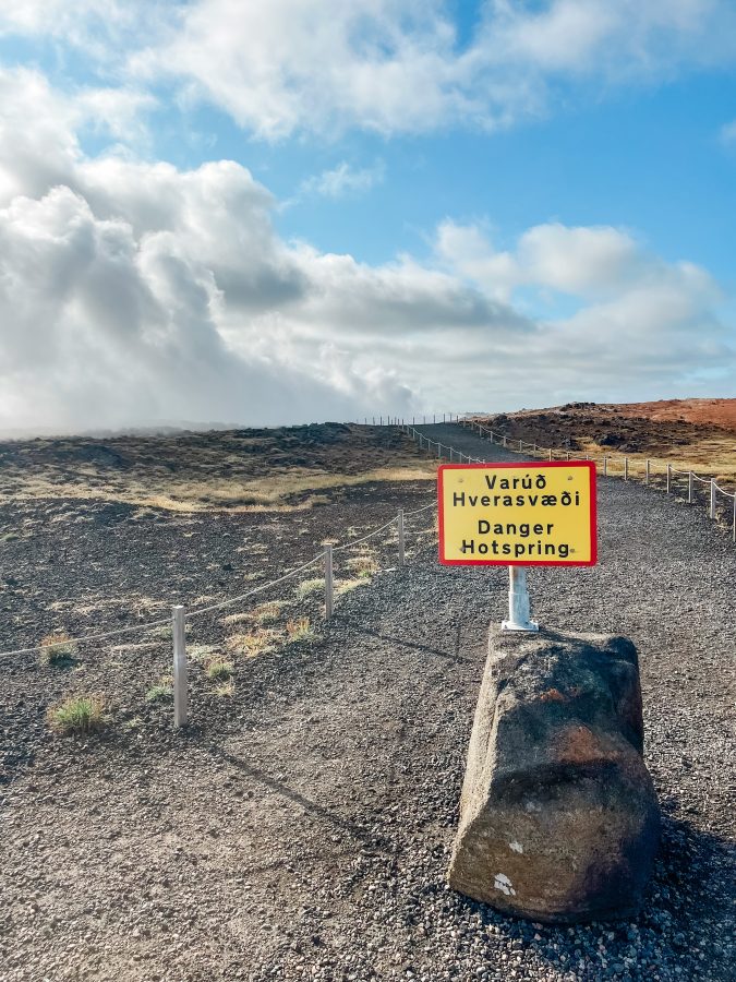 Grunnuhver geothermisch gebied ijsland reykjanes