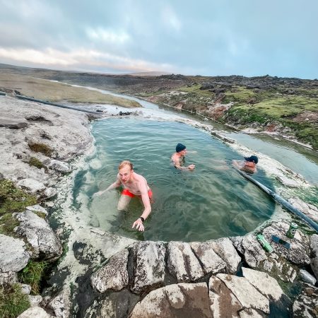 Hveravellir geothermisch gebied en hotspring