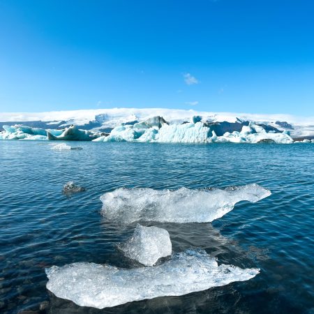 Jökulsárlón gletsjermeer IJsland