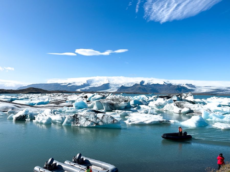 Jökulsárlón gletsjermeer IJsland