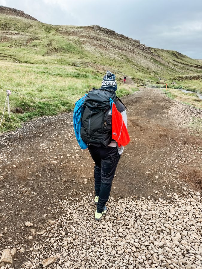 Reykjadalur hotspring hike golden circle ijsland