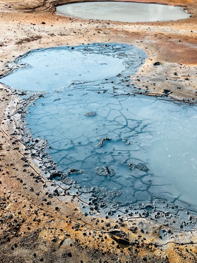 Seltún geothermisch gebied op het schiereiland reykjanes