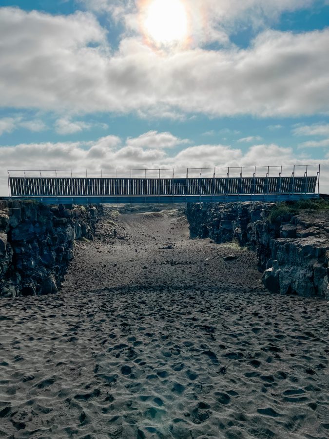 brug tussen twee continenten schiereiland reykjanes