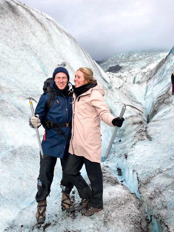 gletsjer bewandelen ijsland