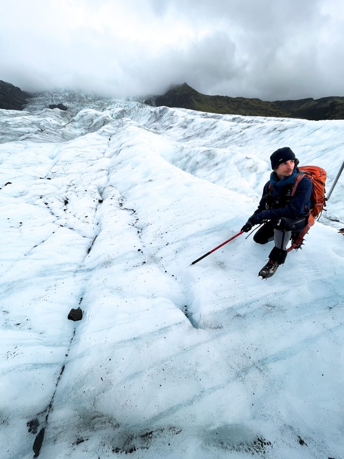 gletsjer hike ijsland