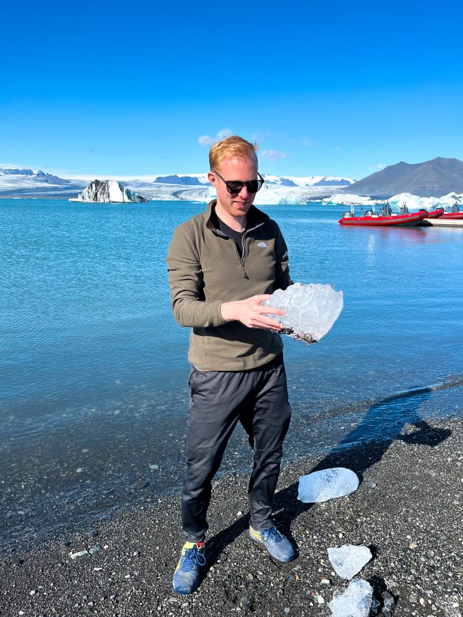 Jökulsárlón gletsjermeer IJsland