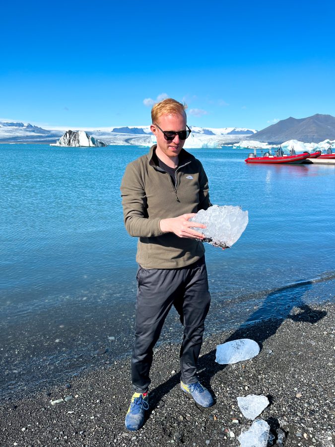 Jökulsárlón gletsjermeer IJsland