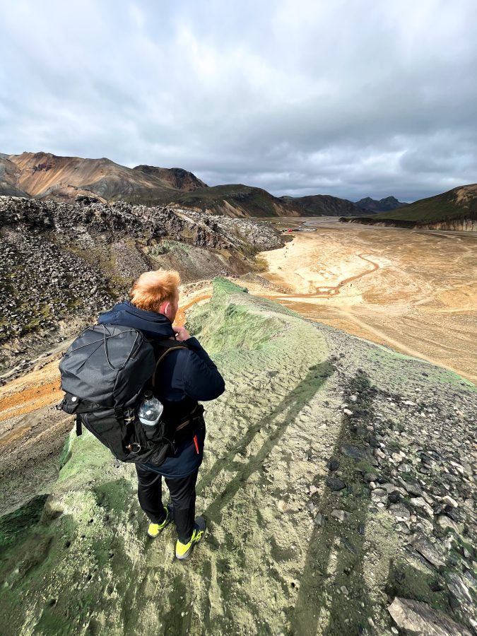 groene berg landmannalaugar