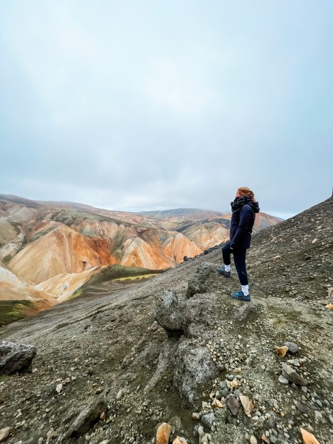 hiken bij landmannalaugar