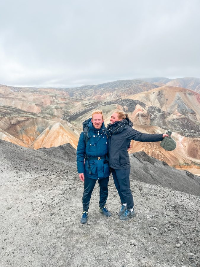 hikes bij landmannalaugar