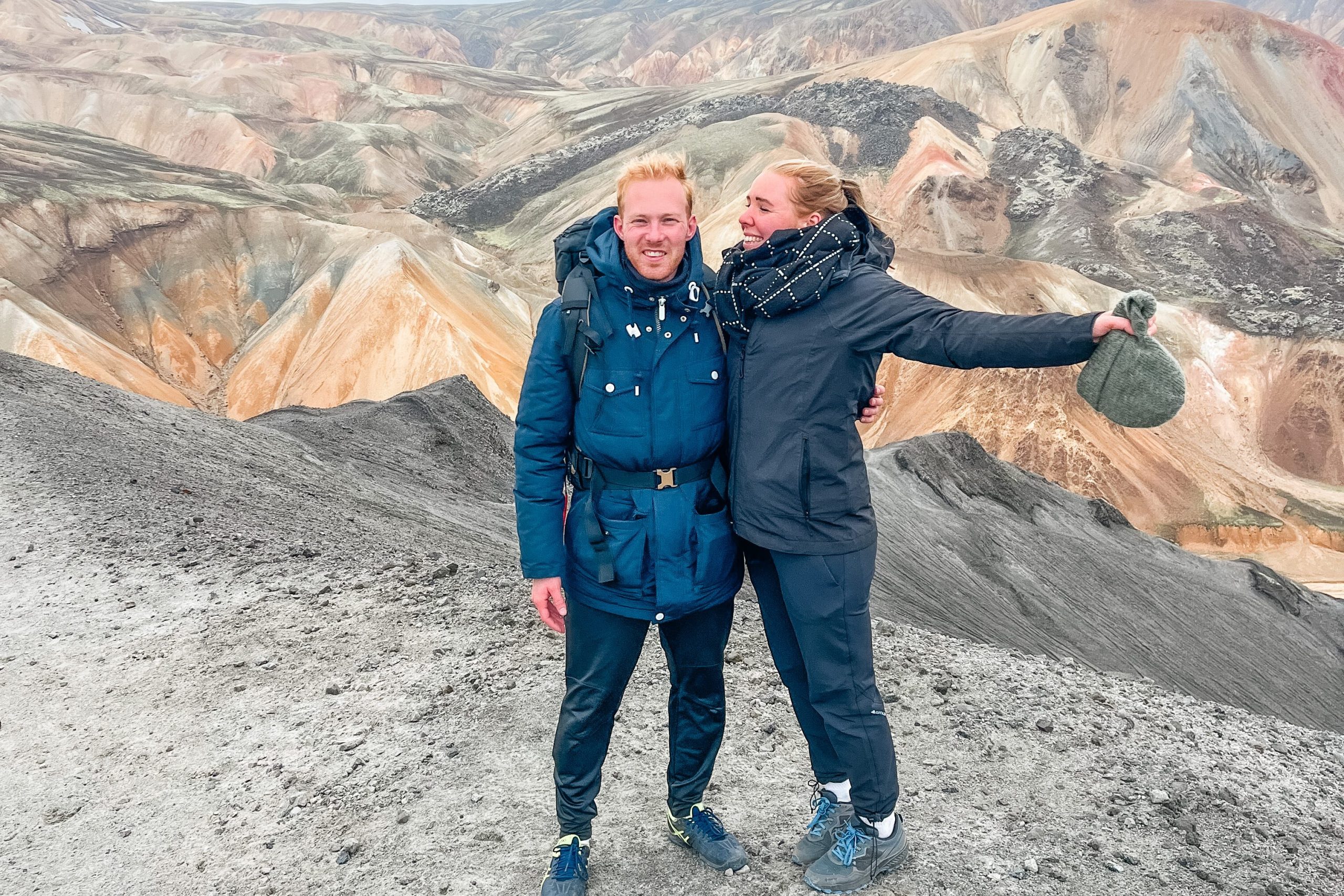 hikes bij landmannalaugar