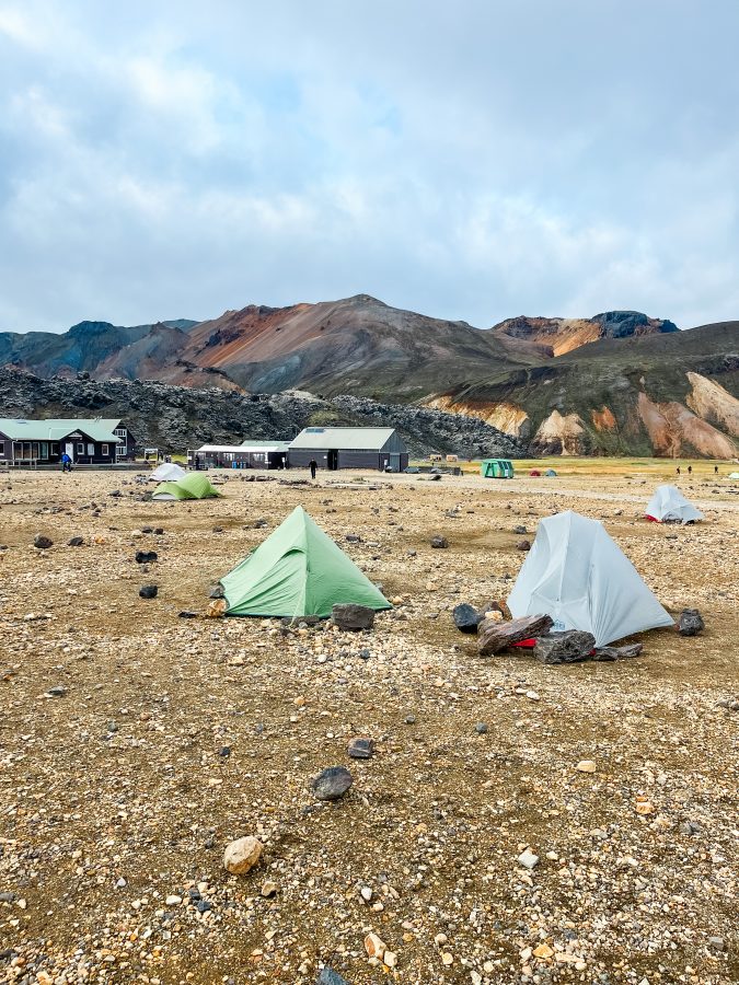 landmannalaugar camping ijsland