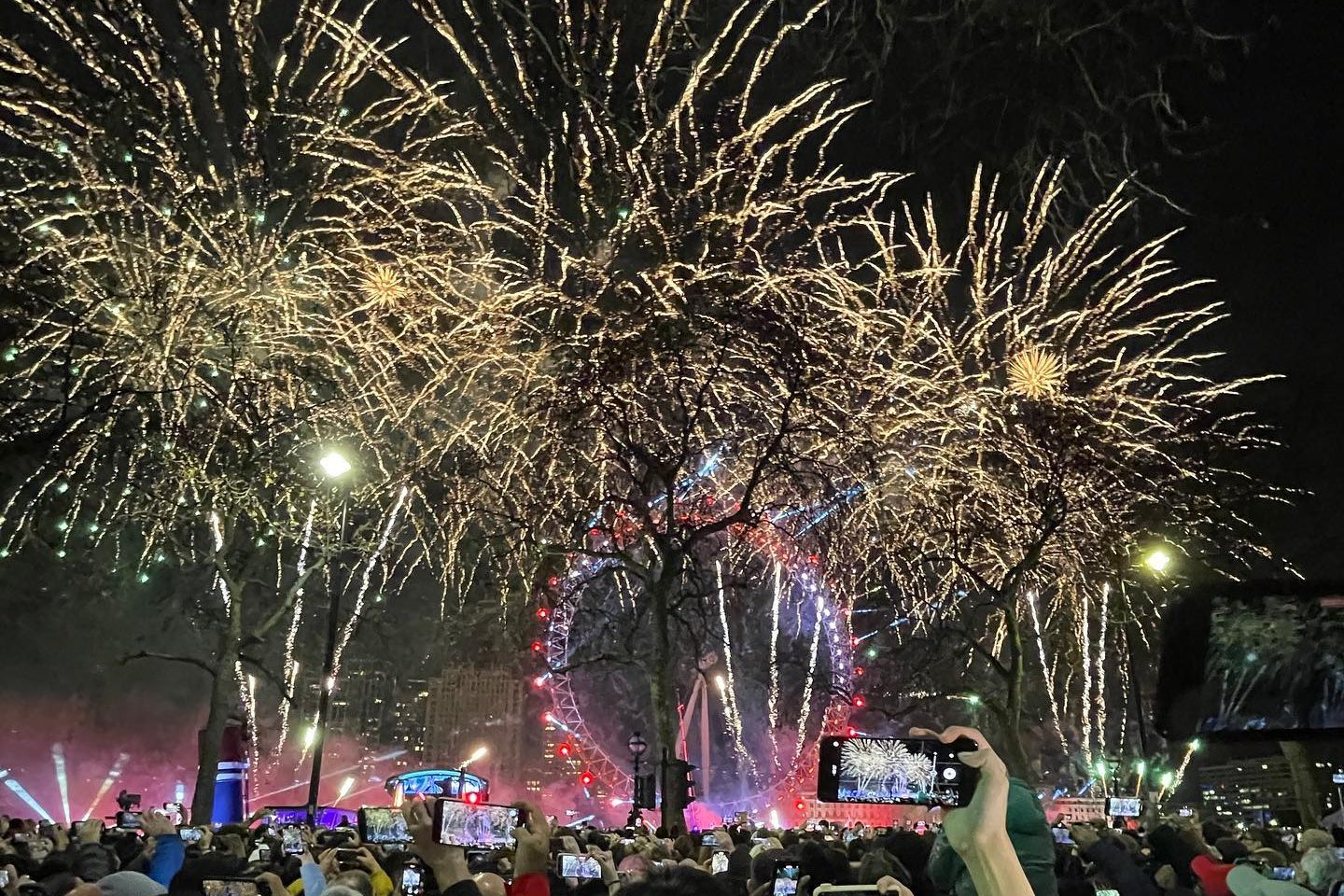 oud en nieuw londen vuurwerk london eye