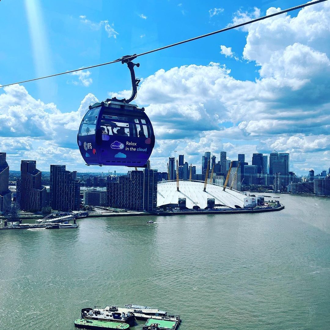 IFS Cloud Cable Car kabelbaan londen