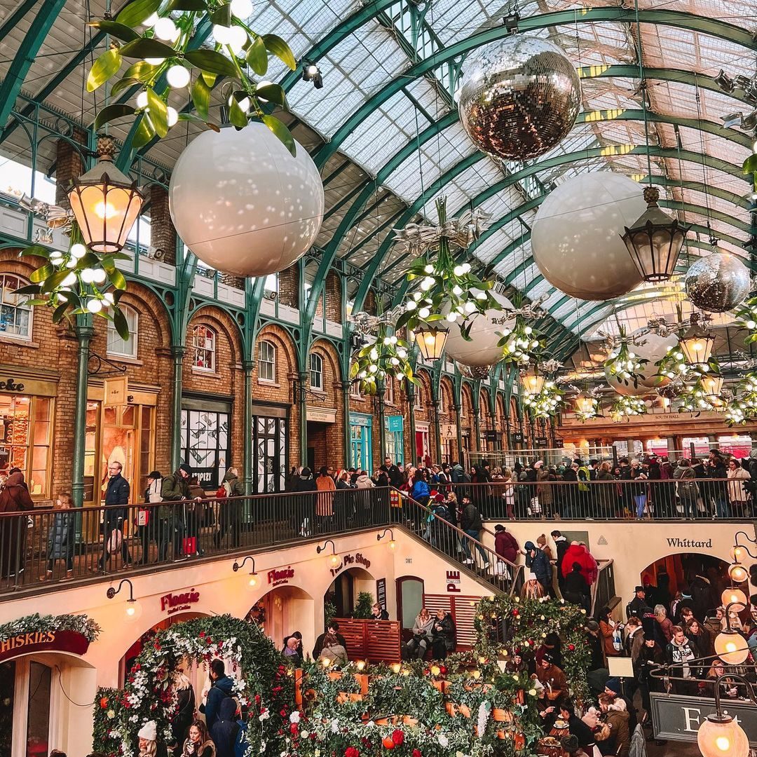 kerst in covent Garden Londen