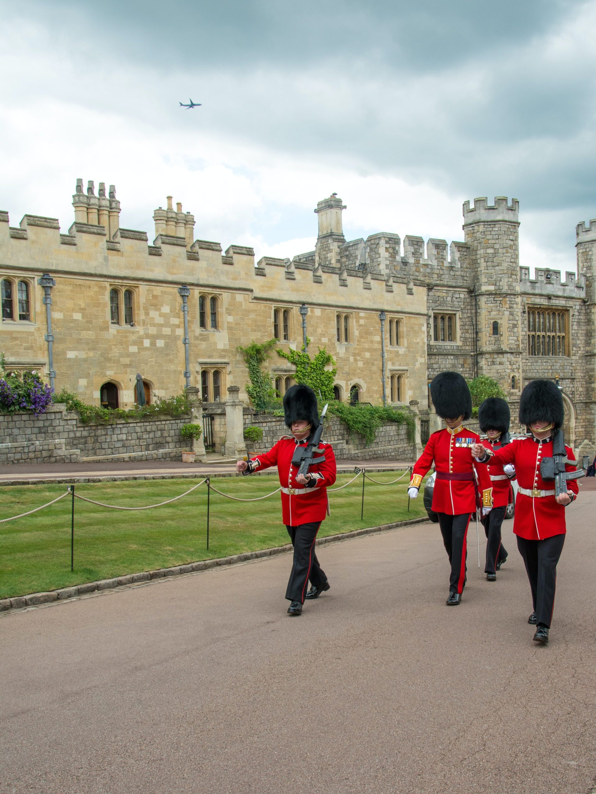 wisseling van de wacht bij windsor castle