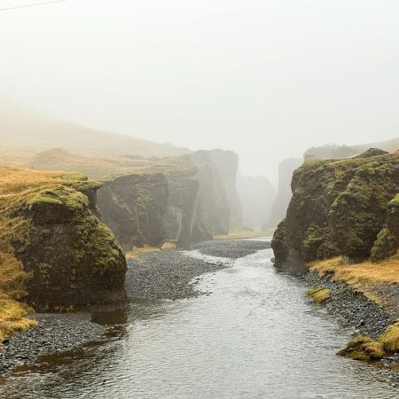 Fjaðrárgljúfur-kloof