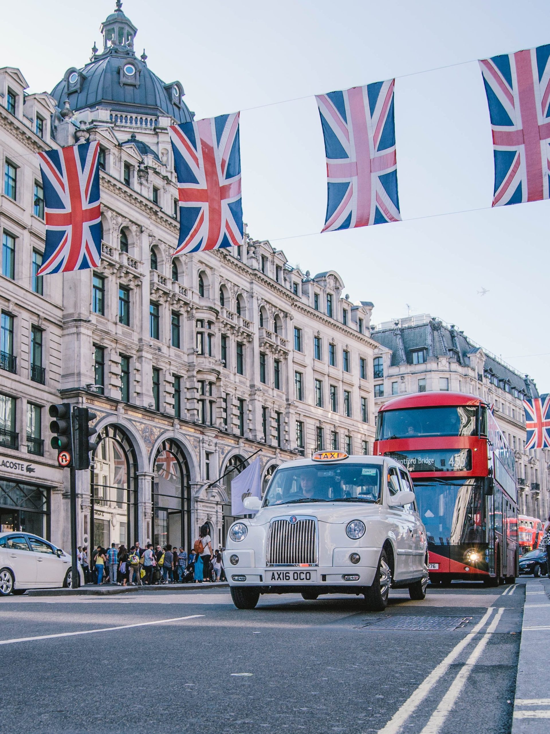 Regent Street londen bij piccadilly circus