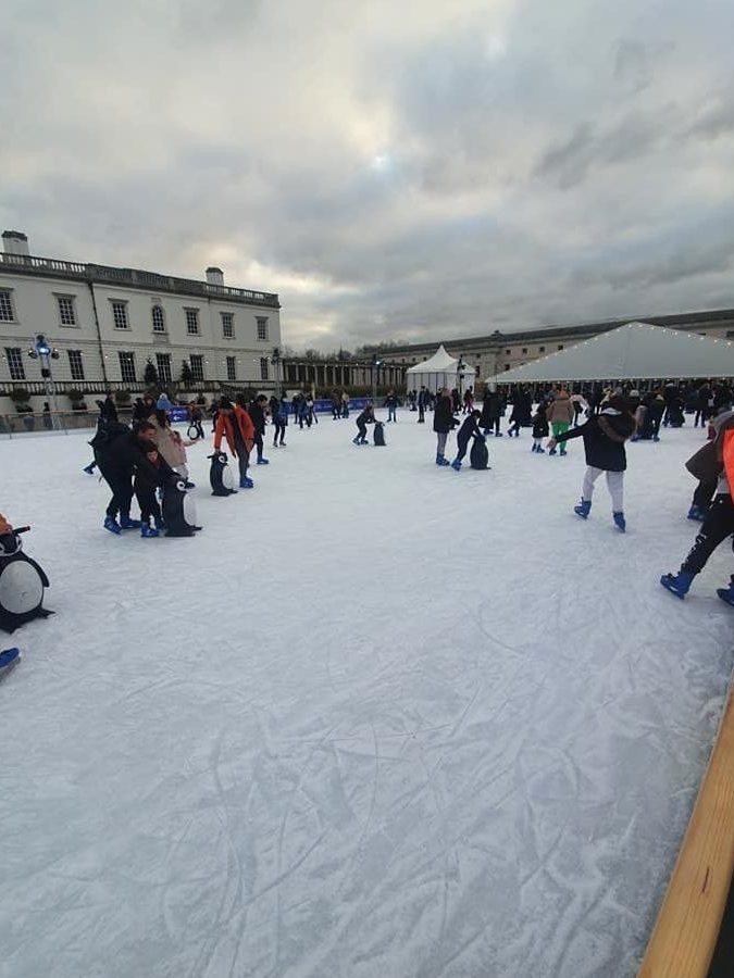 The Queen’s House Ice Rink schaatsen in londen greenwhich