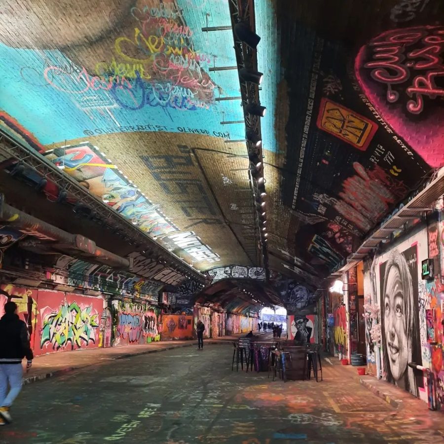 graffiti tunnel londen