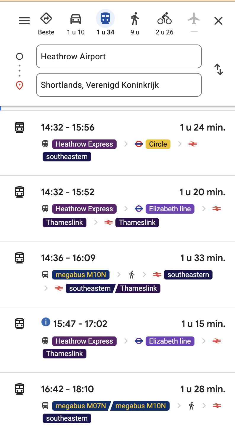 hotel vanaf heathrow metro londen