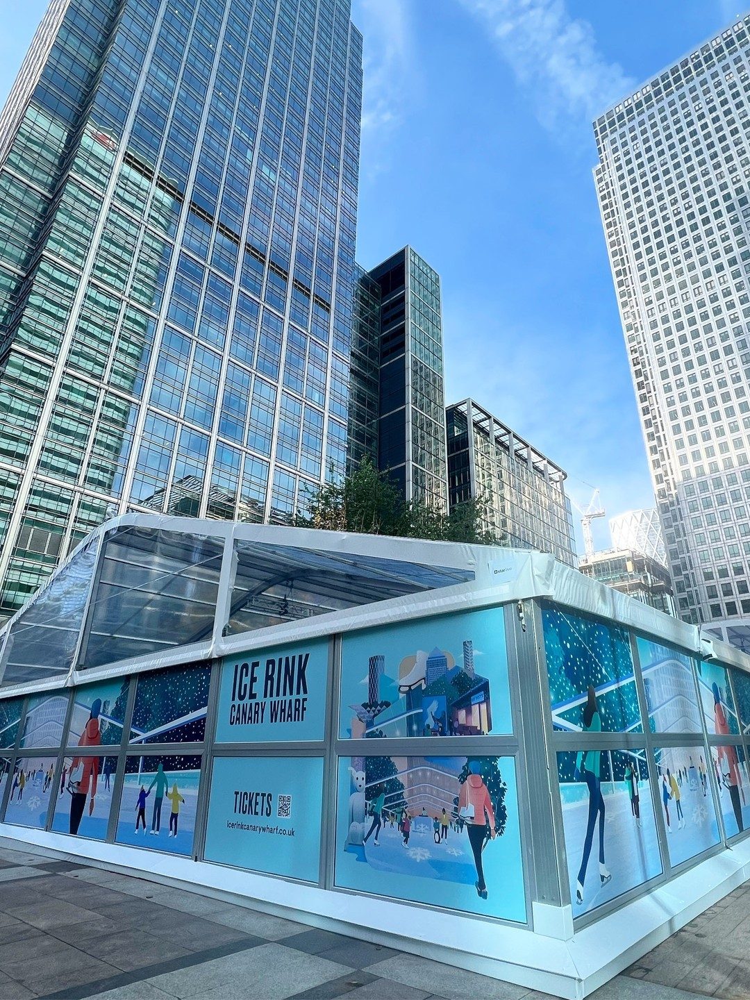 schaatsbaan londen canary warf