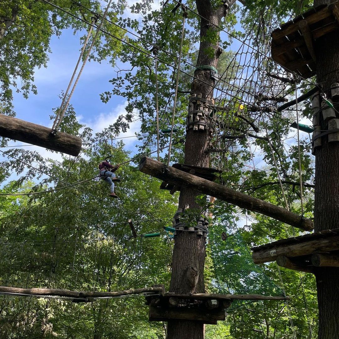 Waldhochseilgarten Jungferndheide berlijn met kinderen