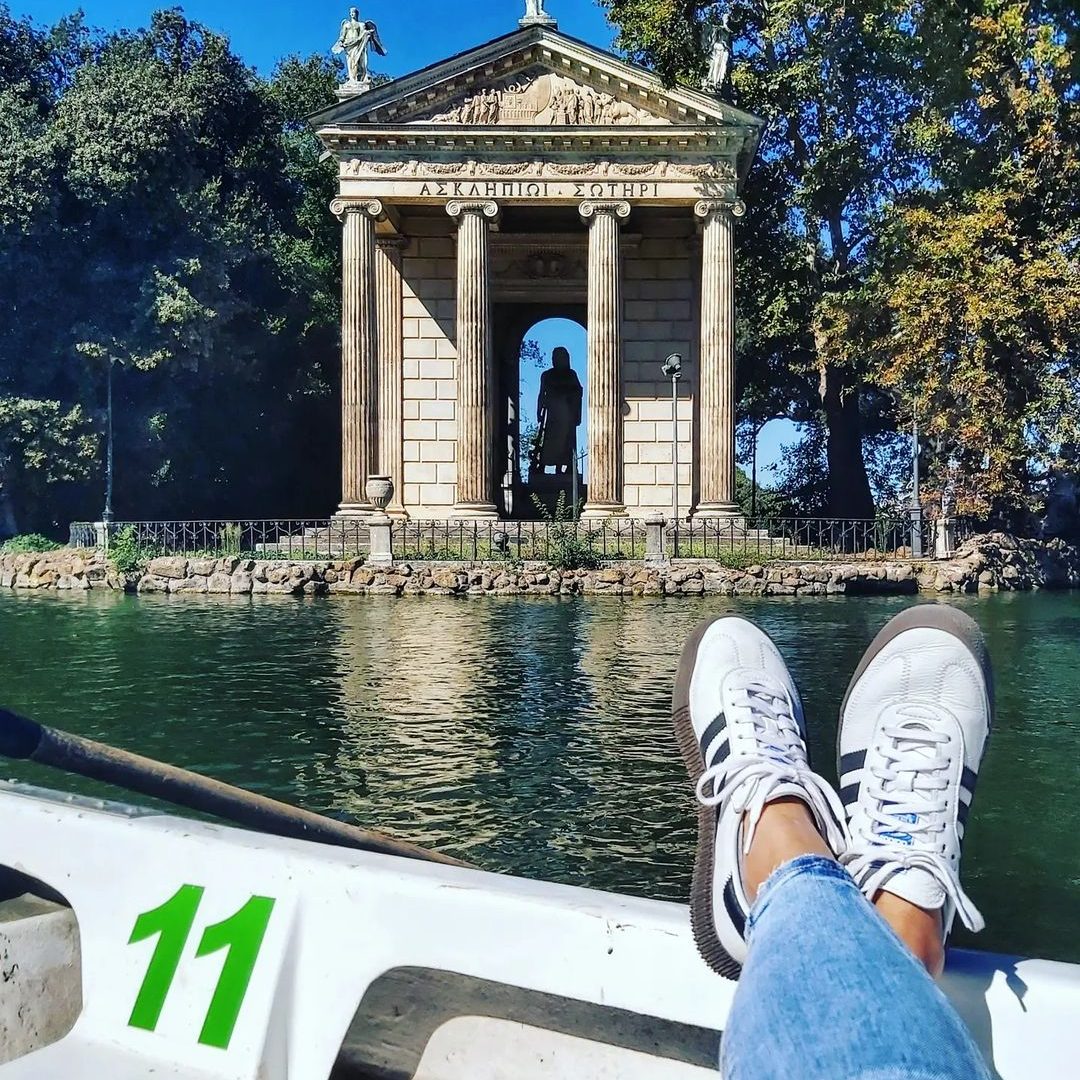 roeibootje huren villa borghese RomE