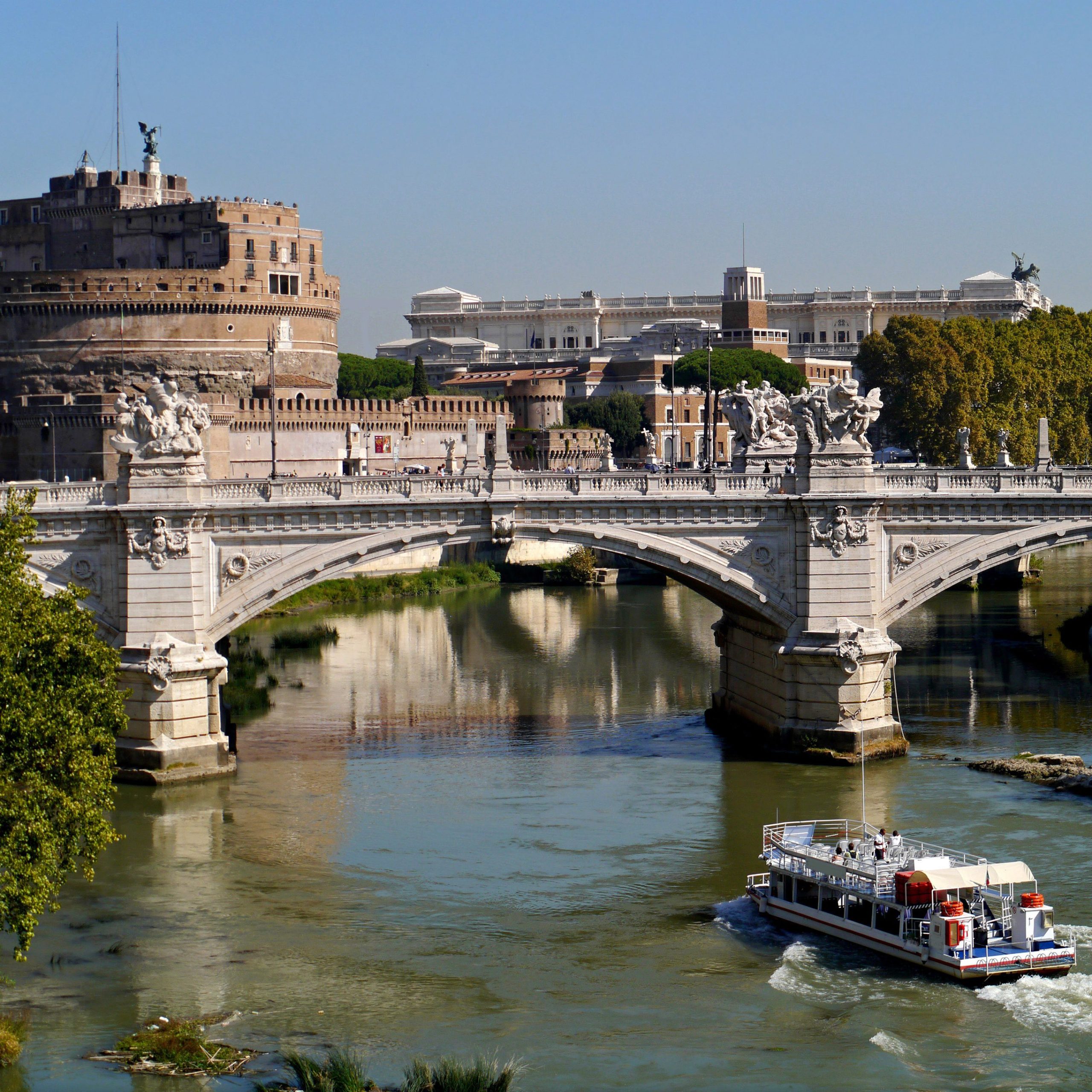 boottocht over de tiber