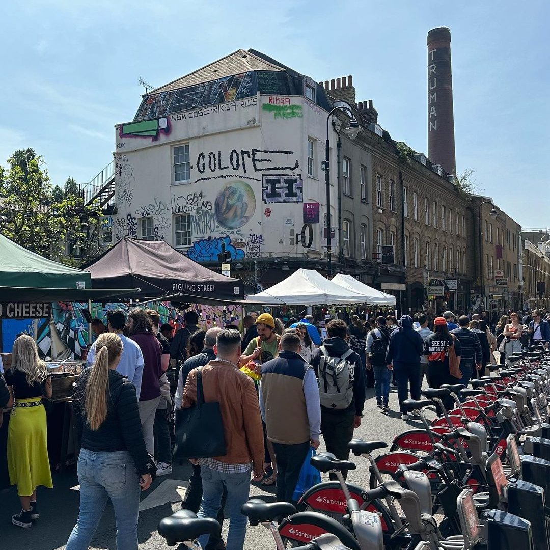 brick lane market londen vintage shoppen